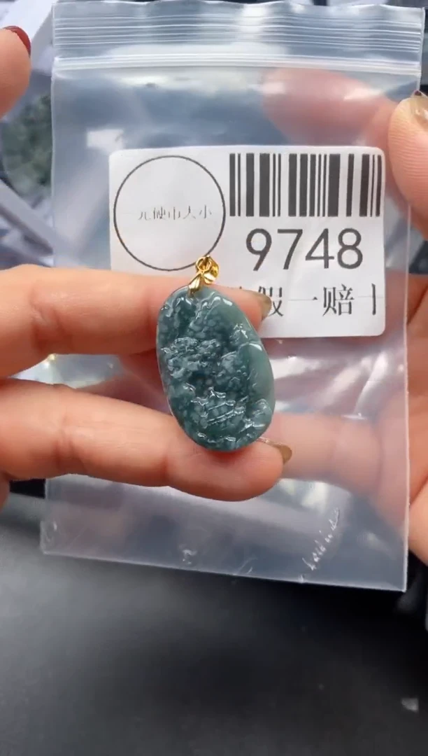 吊坠(不含链)未镶嵌翡翠9748