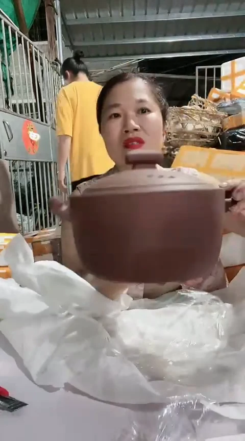 302瑕疵3.0卷耳原陶锅