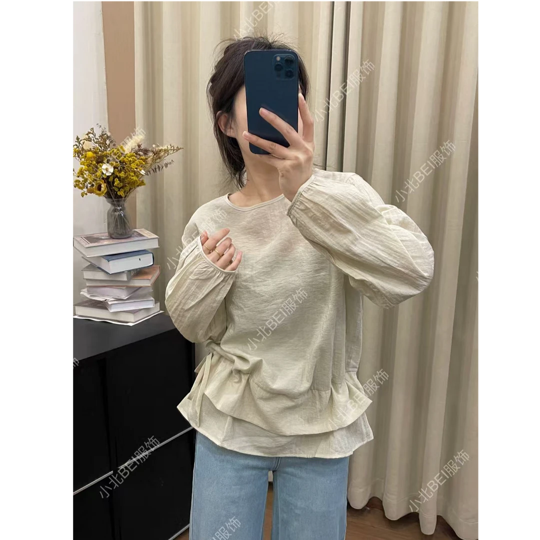 【清新风 防晒小衫】春夏季叠层设计感衬衫 时尚百搭显瘦上衣