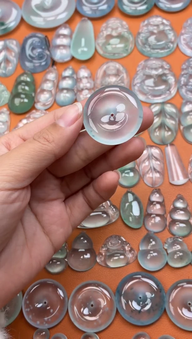 吊坠(不含链)未镶嵌翡翠41 平安扣 31.6 6.5