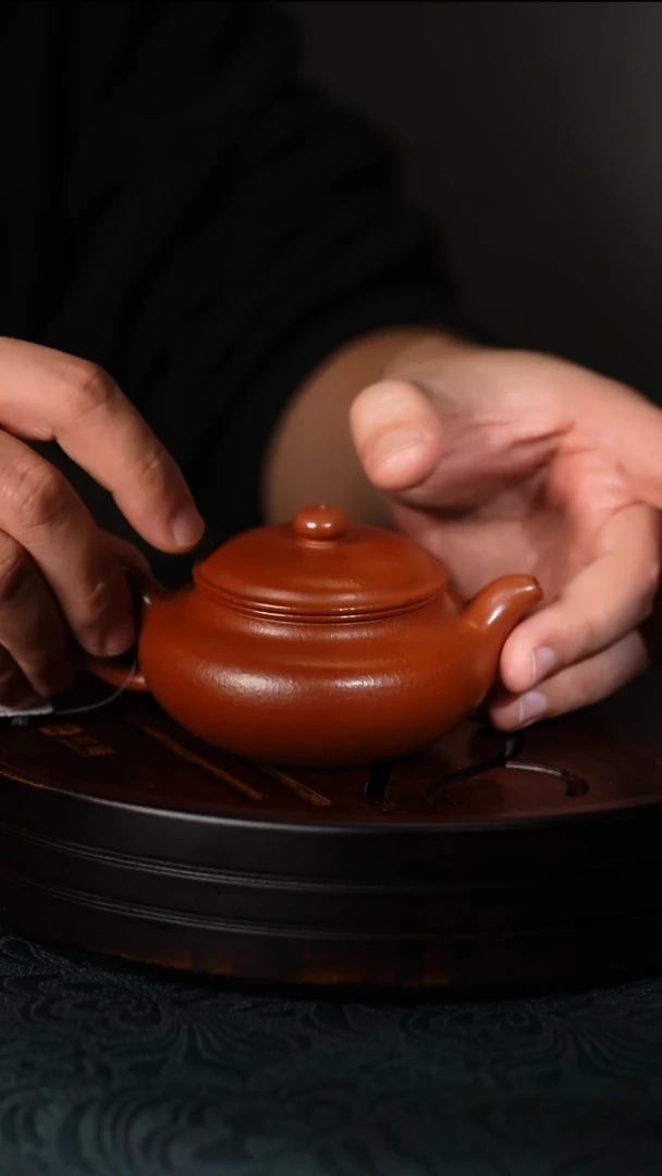 11号朱泥仿古紫砂壶