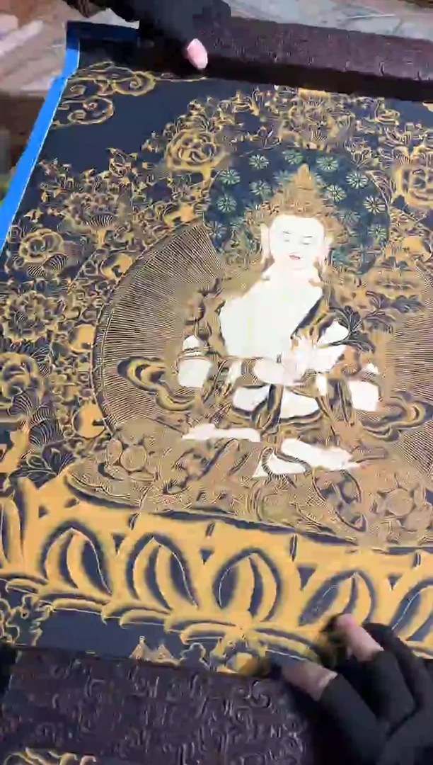 卷轴画天天的唐卡tk160