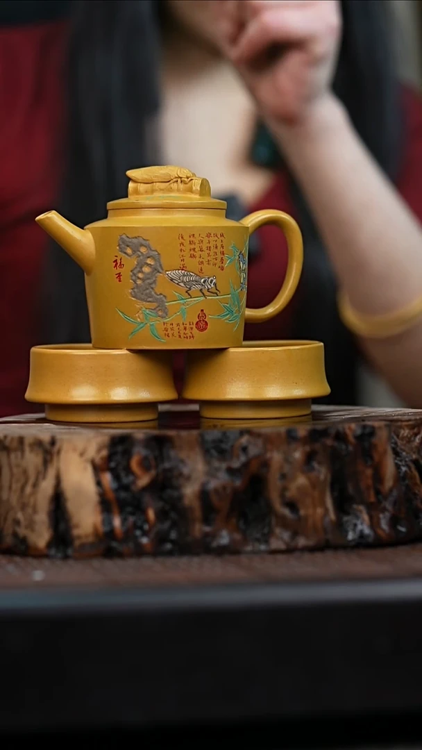 宜兴岁颐传砂原矿全手65+两个杯子