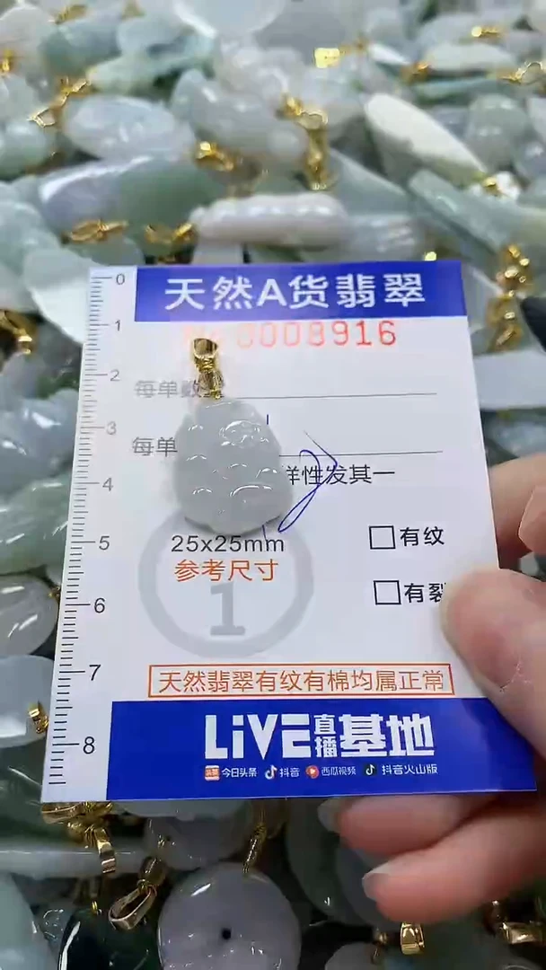 颈饰未镶嵌翡翠纯天然a货翡翠