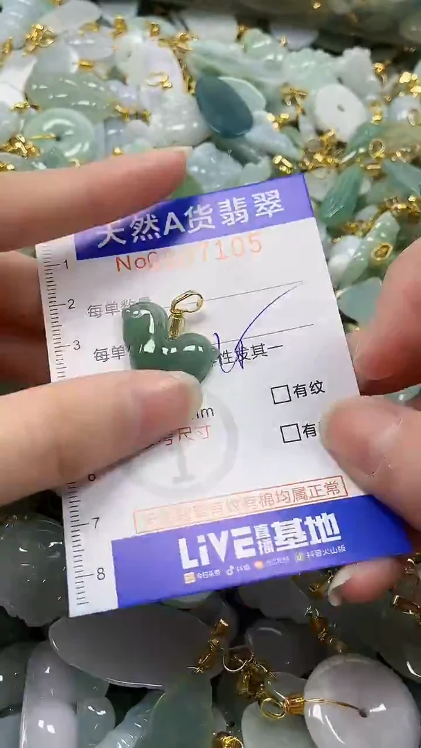 颈饰未镶嵌翡翠纯天然a货翡翠