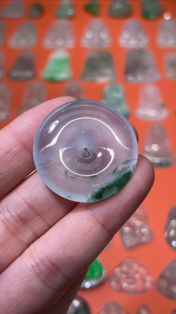 颈饰未镶嵌翡翠平安扣30.2/6