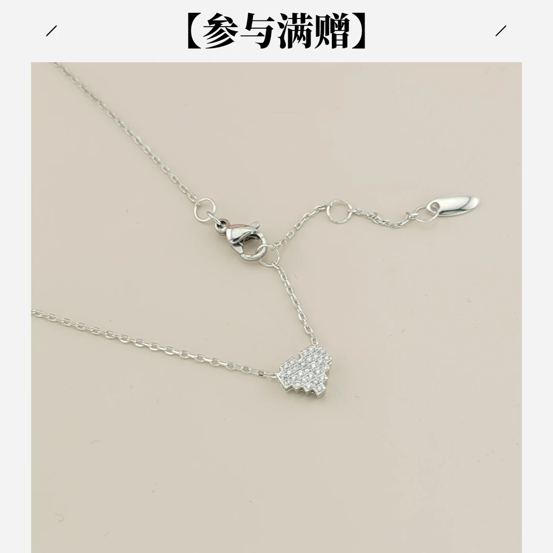 XUPING/旭平首饰 合金项链 秋上新 爱心精致项链 GDM X001175735