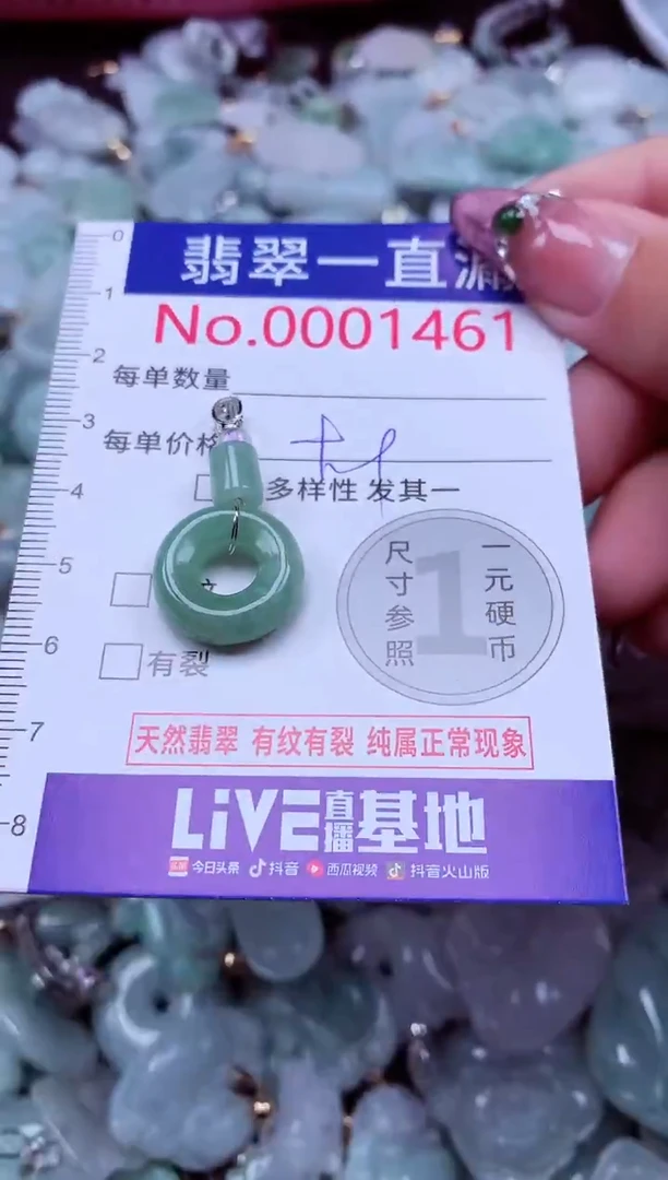 吊坠(不含链)未镶嵌翡翠1461