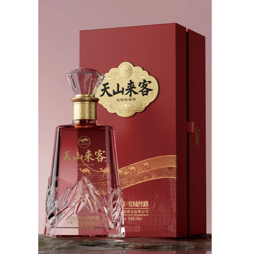 山粮天山来客 雪域丝路 50度浓香型白酒 高档白酒送好礼