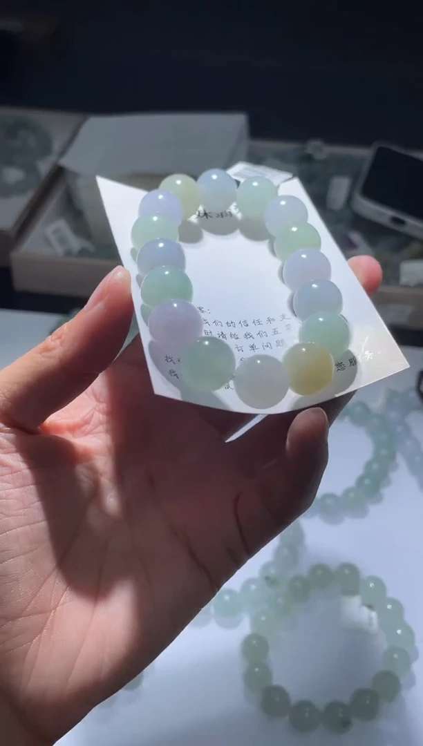 未镶嵌定制翡翠翡翠手串