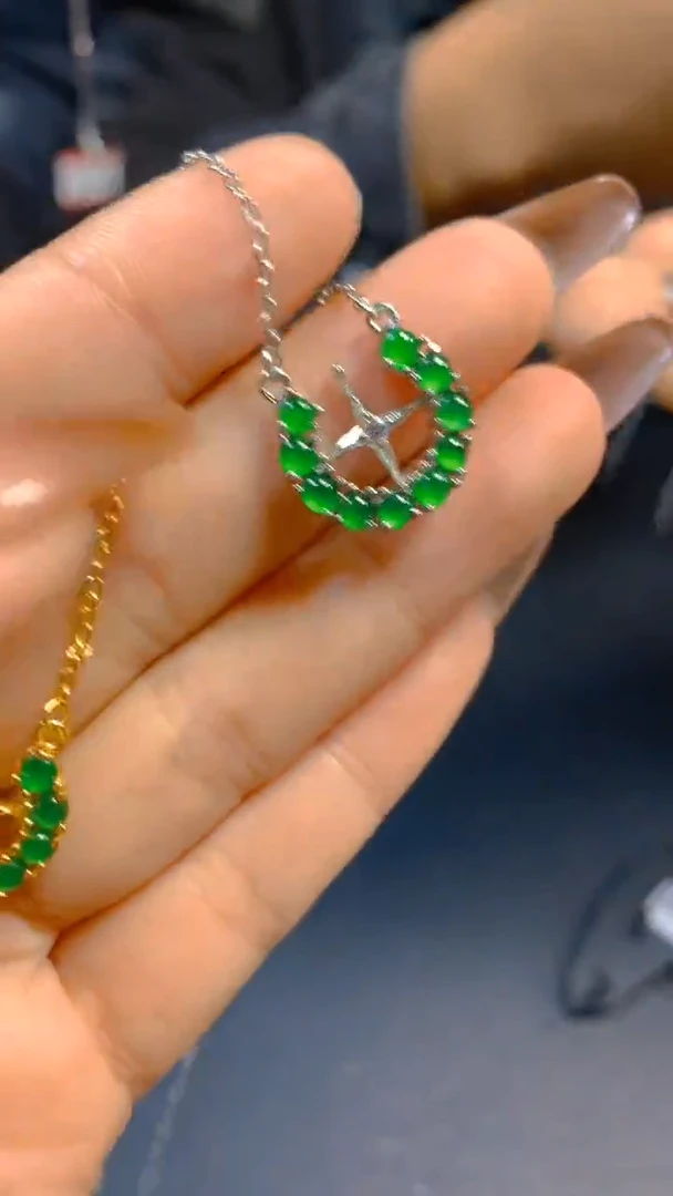 【闪购商品】翡翠吊坠(赠链)未镶嵌0716187864多样性发一