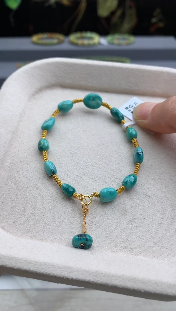 未镶嵌绿松石手串茜.W141