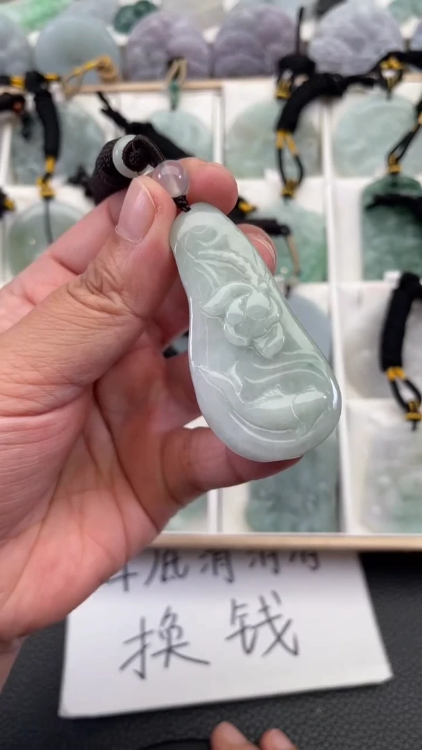 颈饰未镶嵌翡翠天然缅甸翡翠A货80