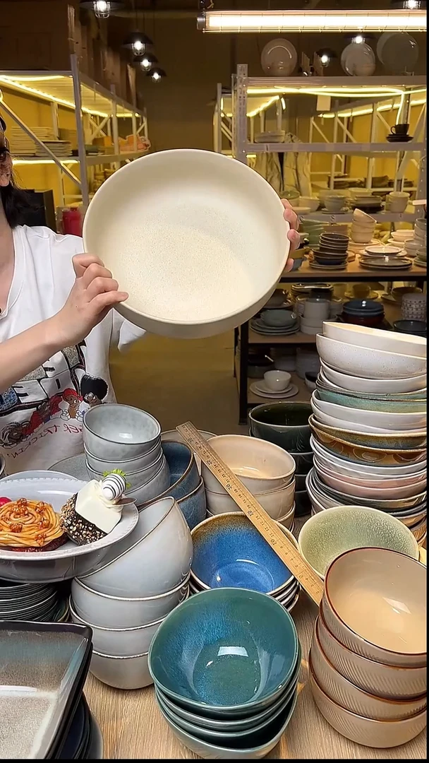 瓷249外贸尾货窑变釉下彩默认微瑕