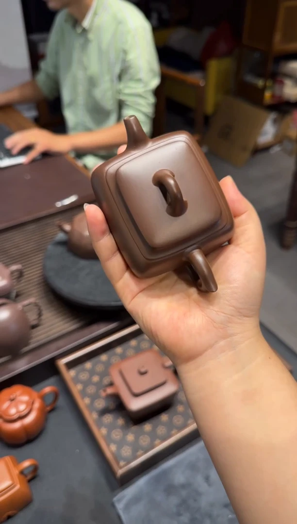 茶壶紫砂太****6长四方 紫砂壶