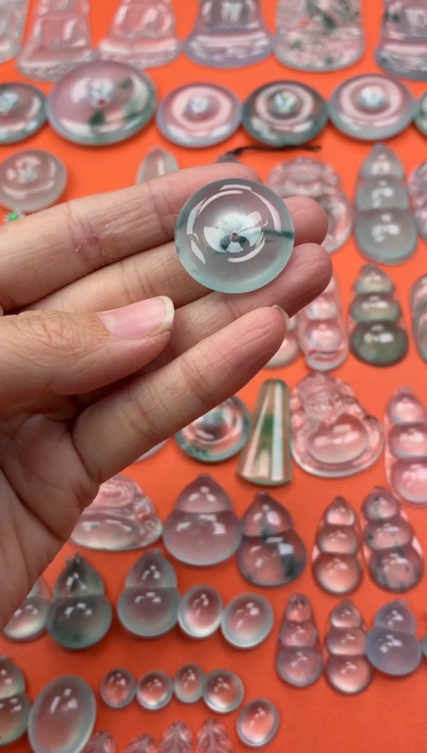 吊坠(不含链)未镶嵌翡翠57 平安扣 24 6.5