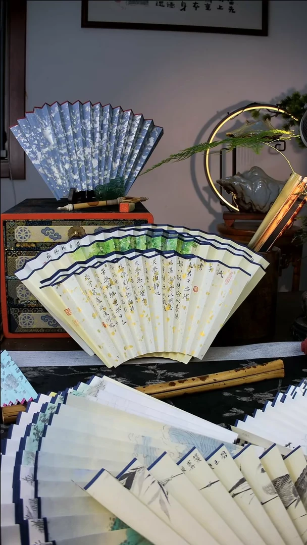 扇子手绘扇面  85  11 2.5