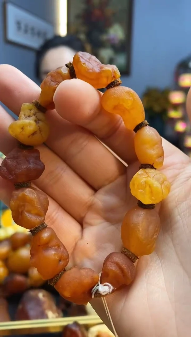 未镶嵌琥珀手串手串