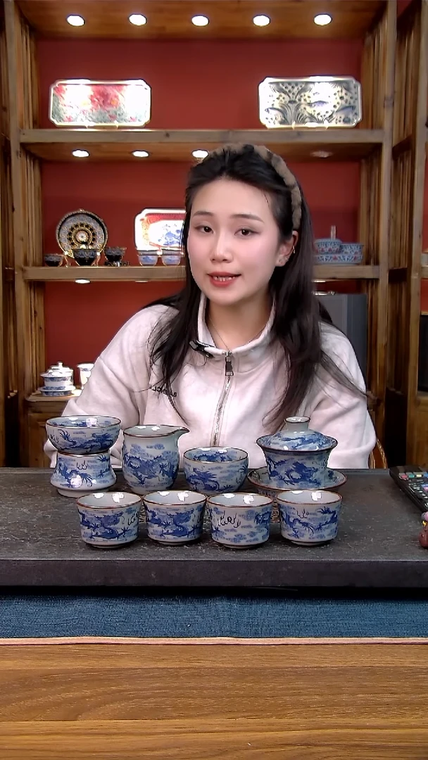 简装家用款8件套 老陶泥开片纹陶瓷茶具