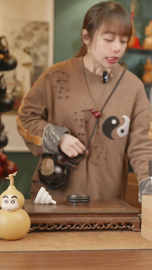 【闪购商品】114号精品天然大漆工艺防渗内胆酒葫芦~