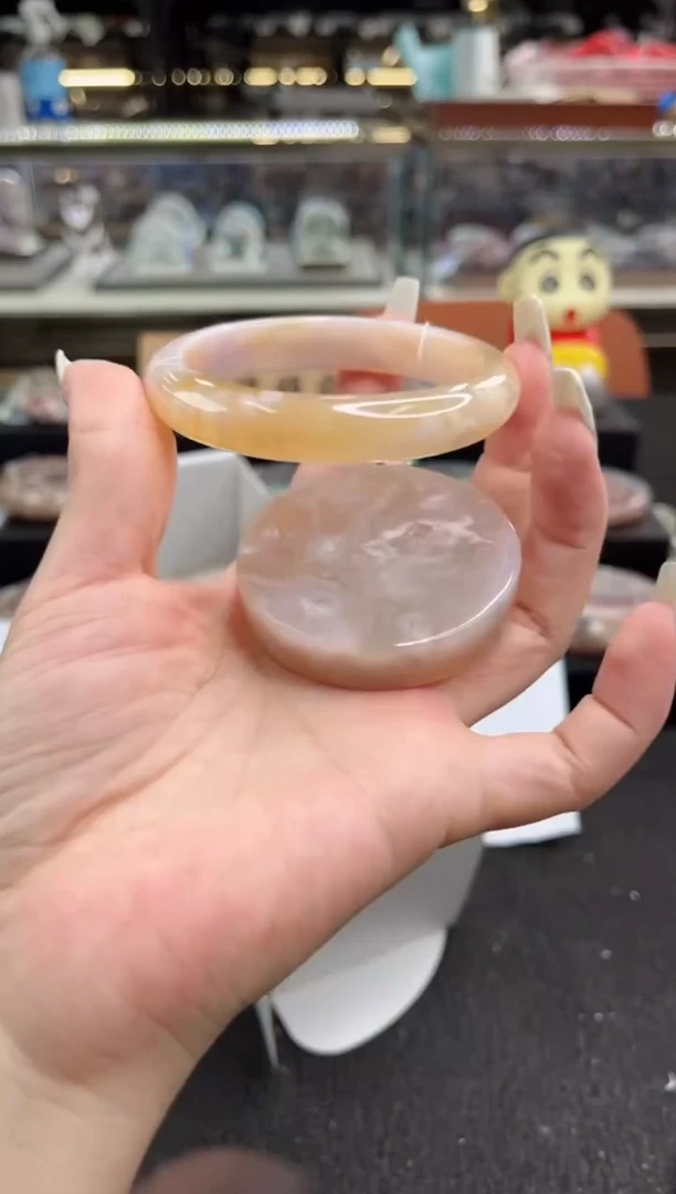 石英质玉手镯未镶嵌56圈口（赠品镯心）1886507