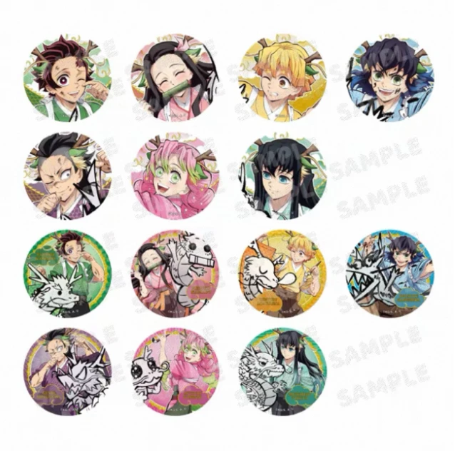 鬼灭之刃 龙年后夜祭吧唧 票根 立牌 盲盒