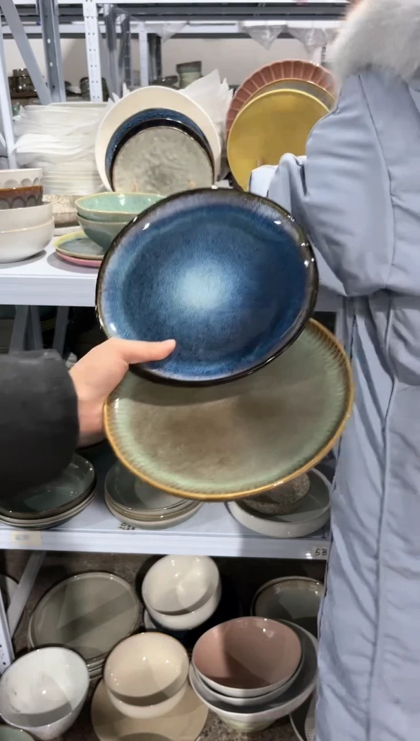 【闪购商品】瓷片外贸尾货瑕疵满20包邮X2 小盘组合