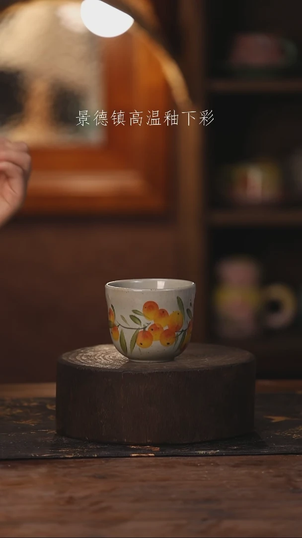 陶瓷景德镇高温釉下手绘陶瓷374