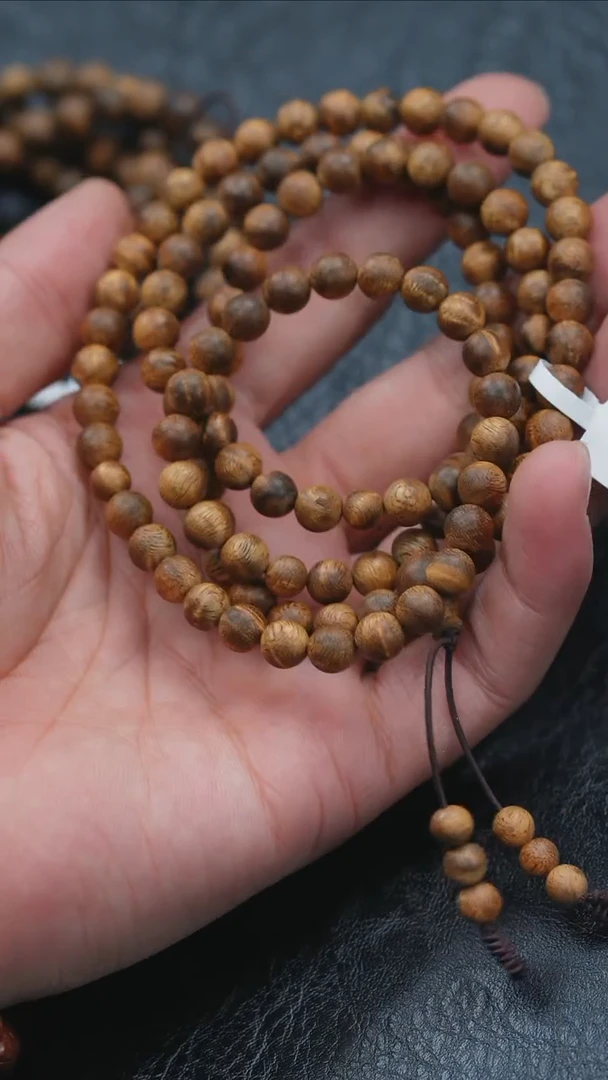 【闪购商品】沉香手串柬埔寨菩萨棋0.7多圈14g+
