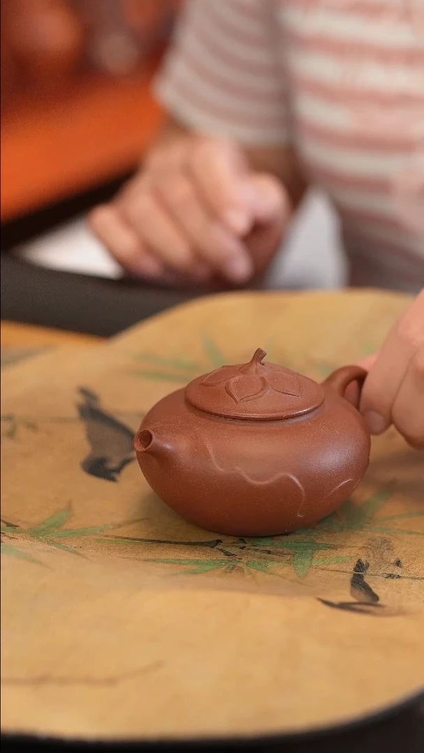 茶壶紫砂原矿手工制作