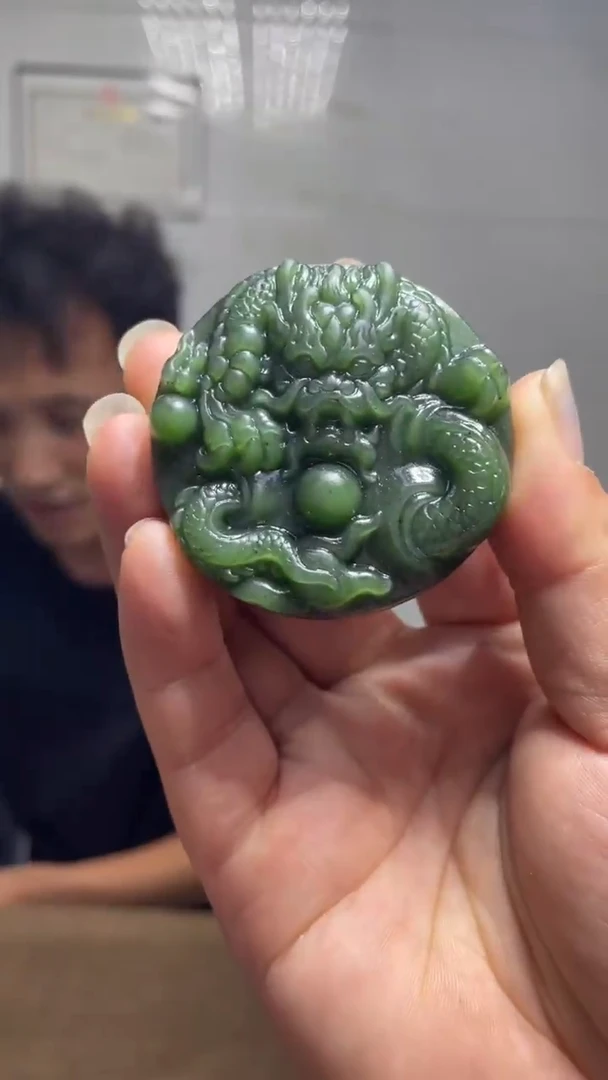 和田玉未镶嵌挂件1