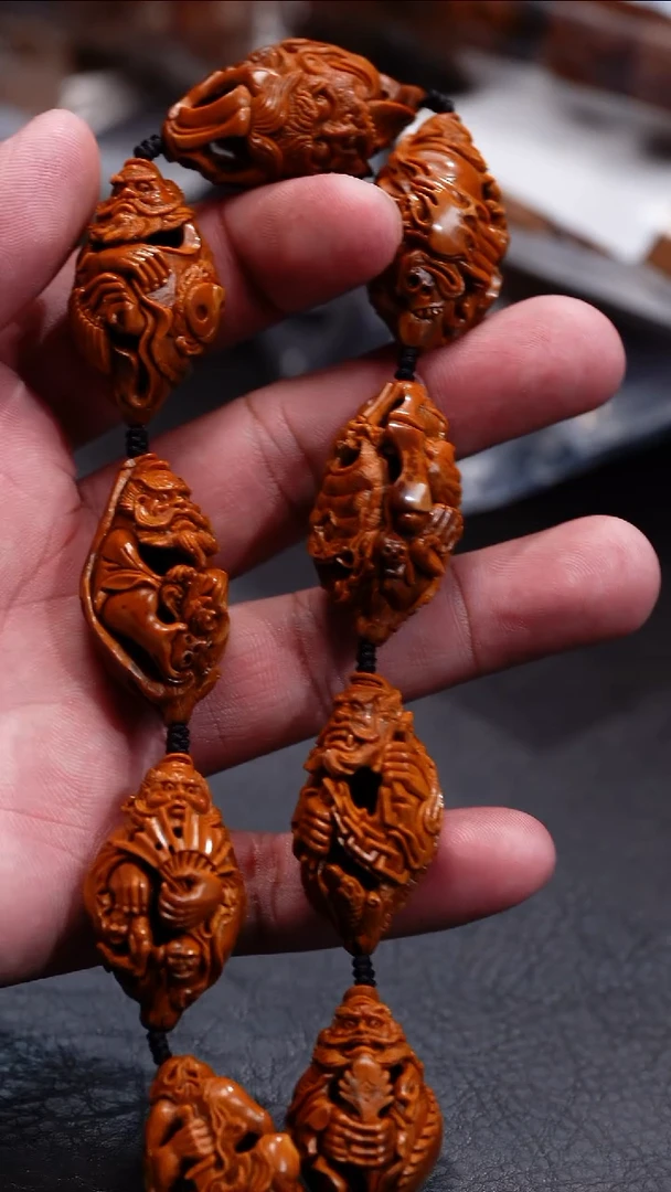 橄榄核手串/手链2.18钟馗回血