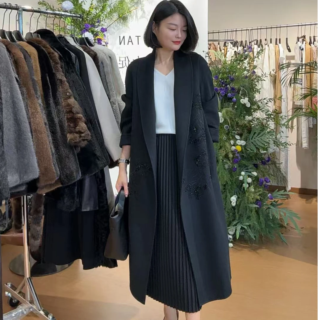 TANTAN 显瘦气质早秋宽松大版大衣2733