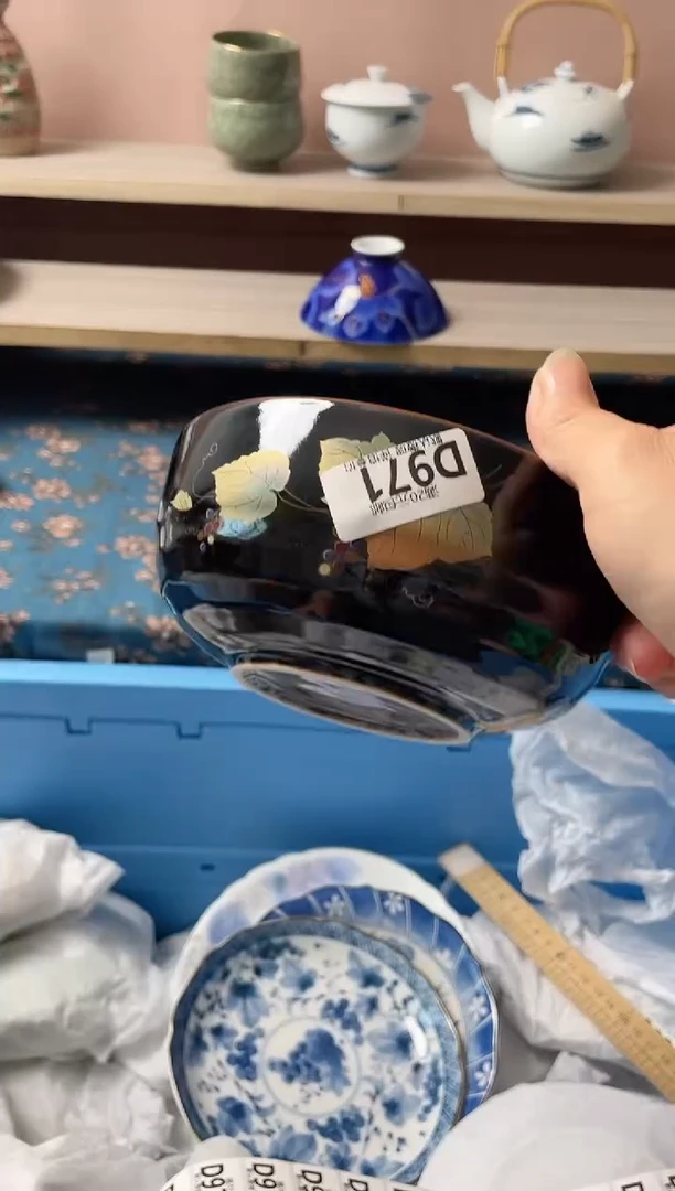 瓷片千*雪瓷器瓷器D971