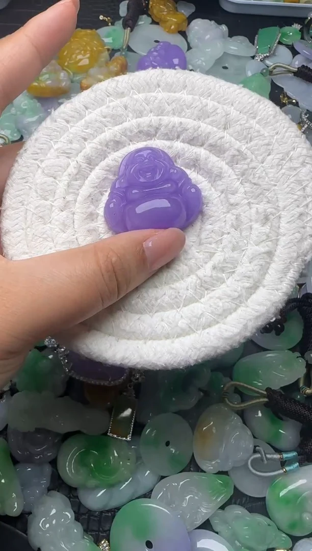 颈饰未镶嵌翡翠缅甸翡翠吊坠
