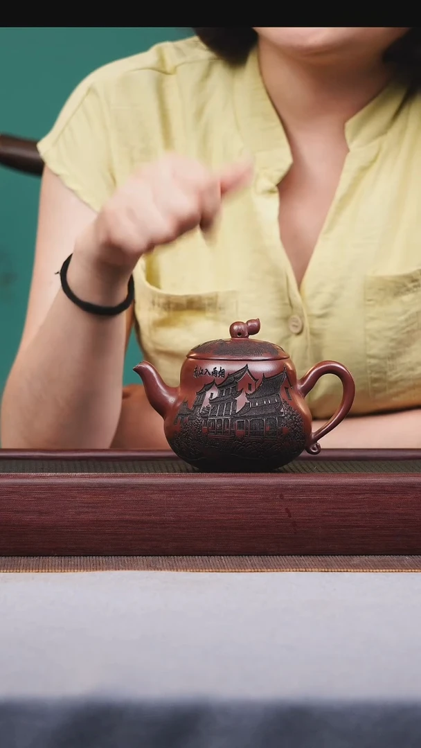 茶壶紫砂宜兴原矿紫砂作品