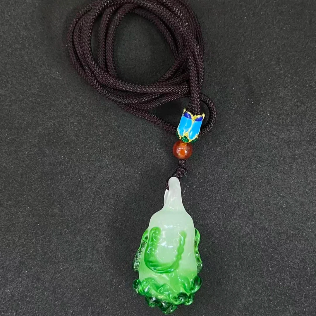 淄博手作非遗琉璃白菜“百财聚来”家居