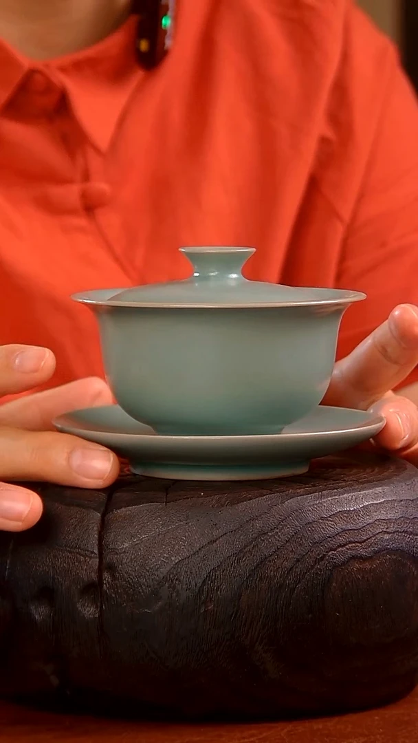 瓷片瓷源 201元宝三才盖碗........