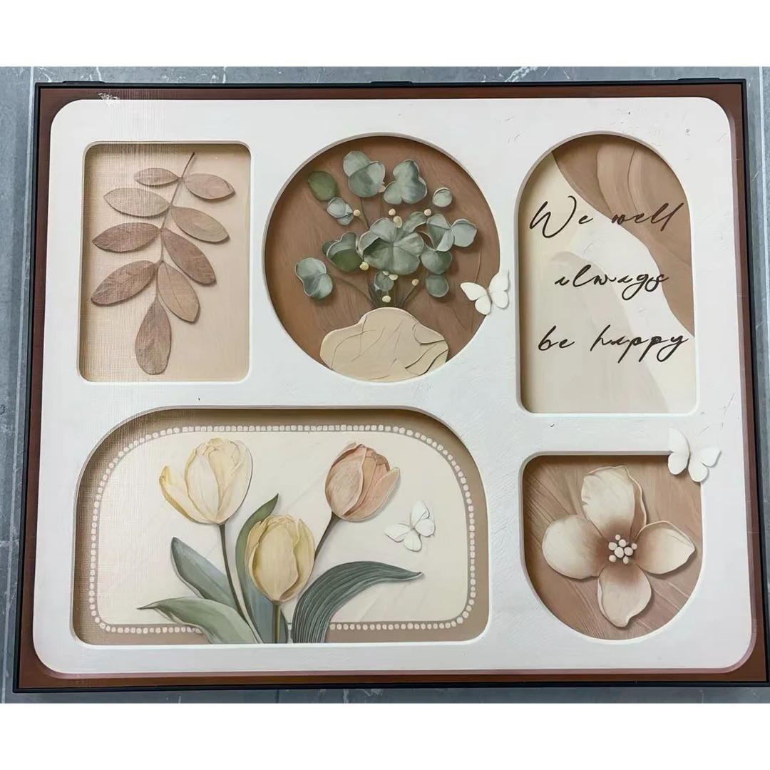 法式复古客厅装饰画新中式小尺寸电表箱149