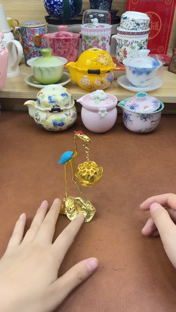 陶陶瓷茶具摆件旅行套组