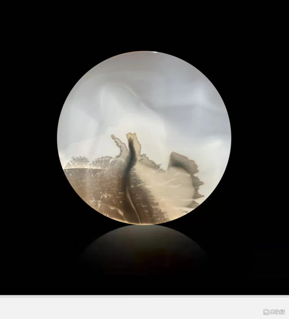 纯天然图案象形未镶嵌尺寸37＊35＊9