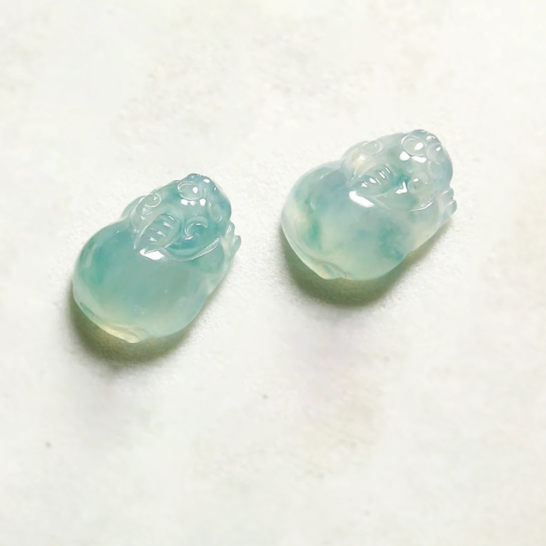 【经鼎】138糯冰福利貔貅多样性发1件（约8.2*7*4mm）-拍下请联系客服