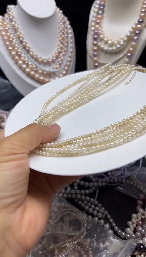 淡水珍珠未镶嵌颈饰多人