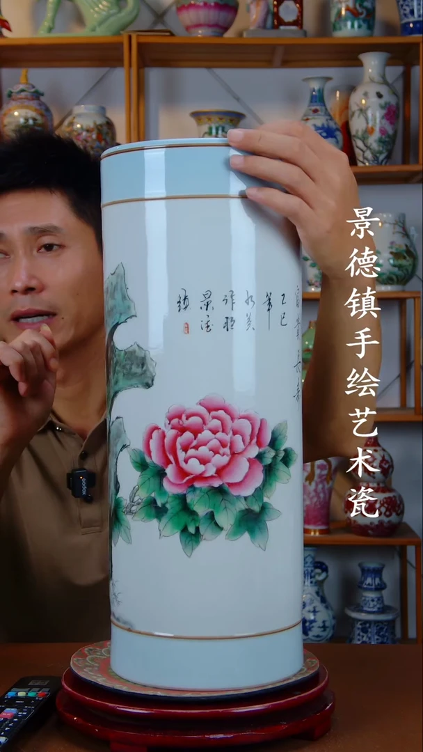 现代景德镇手工手绘陶瓷摆件43