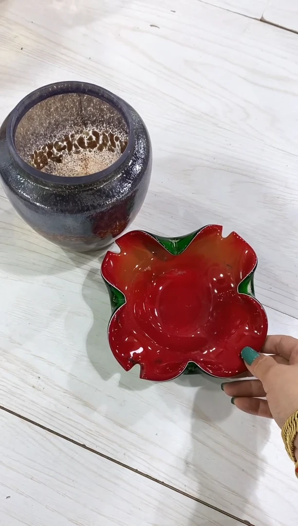 小*乖慕忆家手作琉璃花瓶瑕疵2