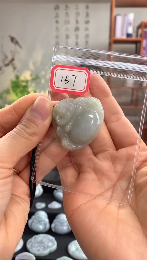 【闪购商品】翡翠颈饰未镶嵌佛公157