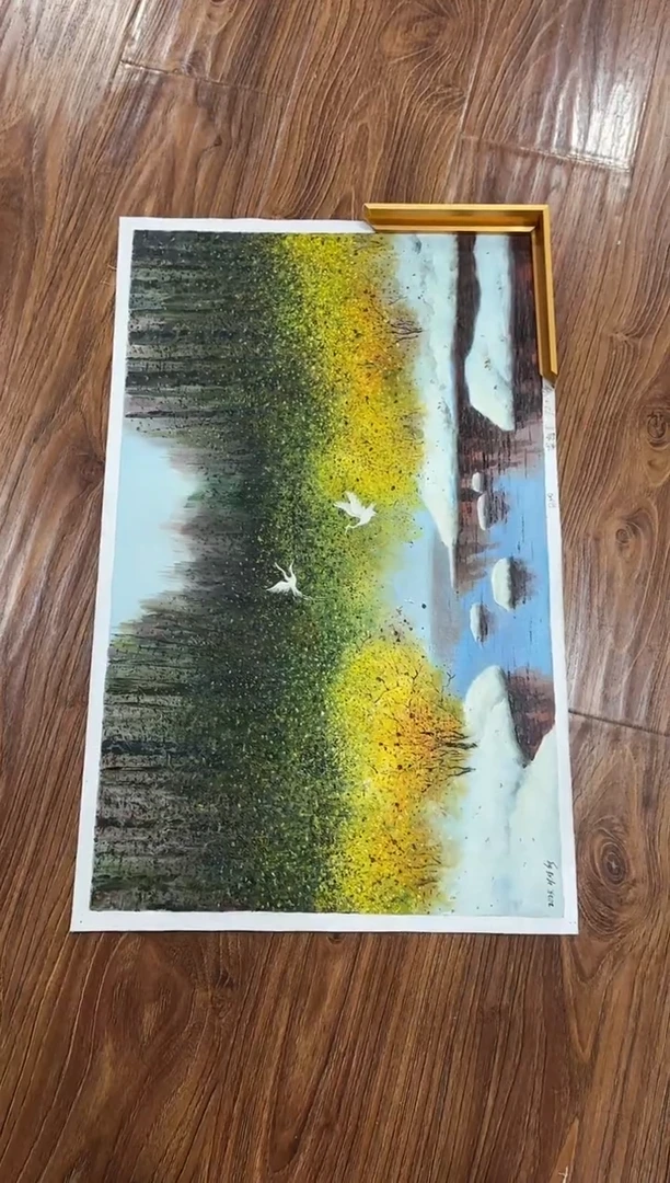 油画用****9金色铝合金装裱