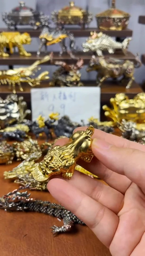 小号咬钱貔貅摆件实心