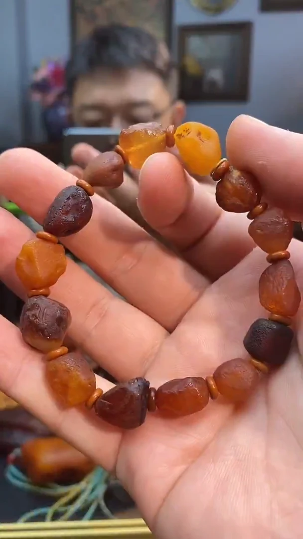 手串琥珀未镶嵌手串