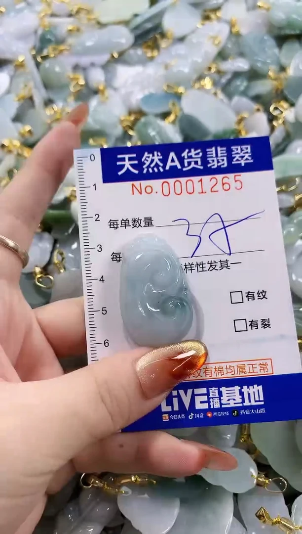 颈饰未镶嵌翡翠天然A货翡翠